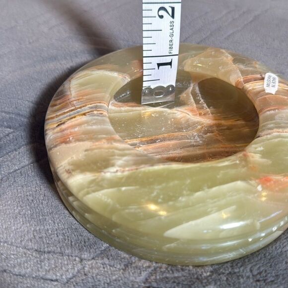 Gorgeous Natural Stone Ashtray or Trinket Box Heavy BRAND NEW Great Gift - Picture 9 of 12